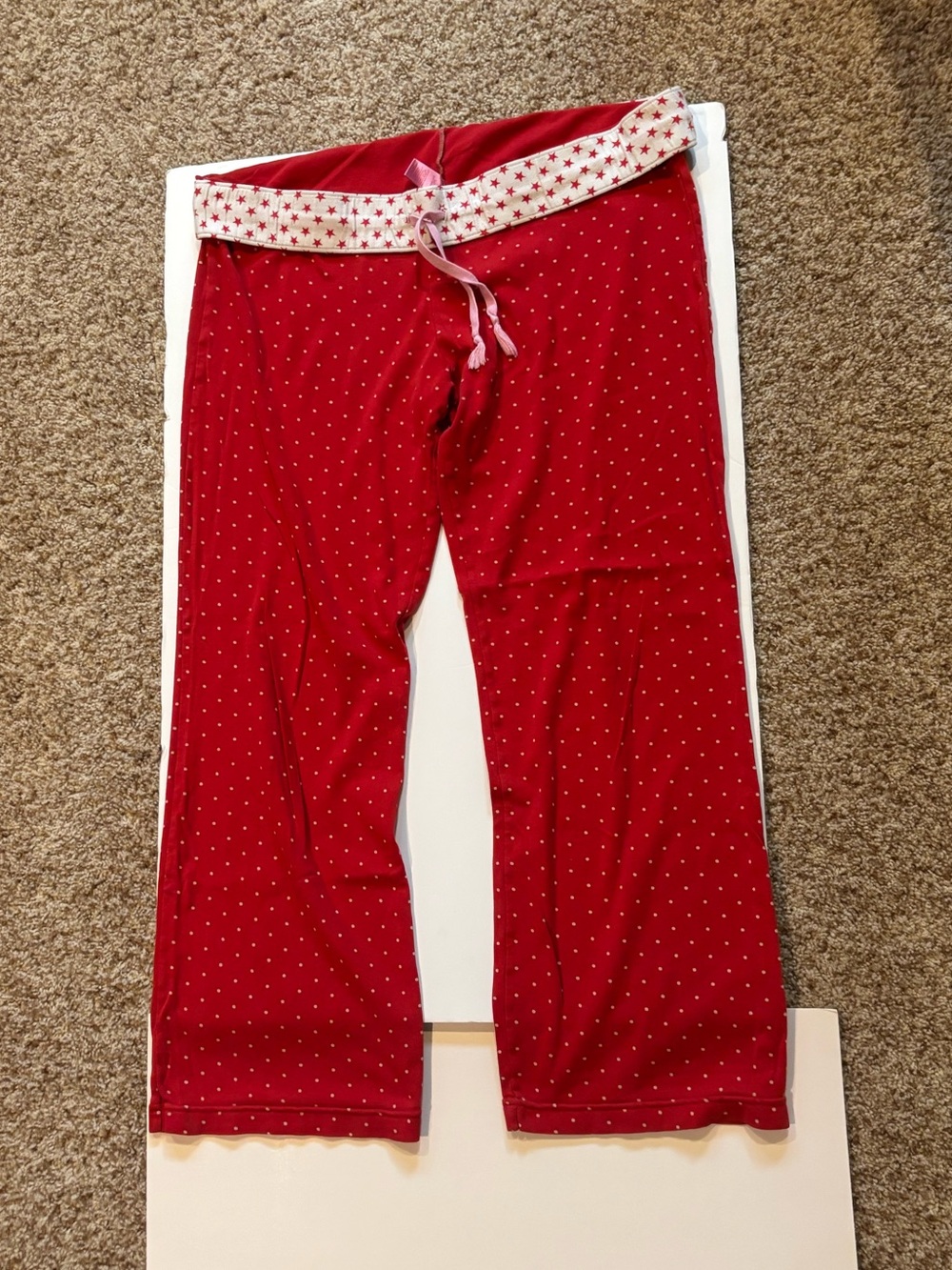 PINK Victoria's Secret Red Polka Dot women’s  Pajama Bottoms